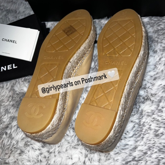Chanel Espadrilles Women’s 37 NEW - Picture 7 of 17
